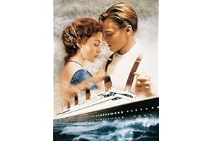 YSCOLOR Diamond Painting Bordado De Diamantes Romance del Titanic 5D DIY Diamante Pintura Ronda Taladro Rhinestone Pegado Artesanía Decoración del Hogar 30X40cm