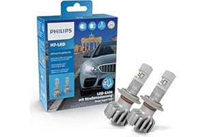 Philips automotive lighting Ultinon Pro6000 H7 LED Gen 1 lámparas LED legales para carretera en España, 230% más brillante, 5.800K, set de 2