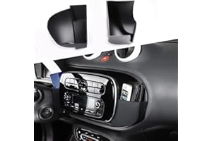 DIYUCAR Per Benz Smart 453 fortwo forfour 2015-2020 Scatola di immagazzinaggio interno dell'automobile del contenitore del guanto dell'organizzatore automatico (schermo LCD laterale)