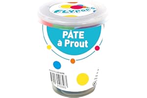 FLYPOP'S - Pasta do bąków - Żarty - 031039A - Losowy kolor - Plastik - Dziecko - Urodziny - Żart i Przebieranie - 7 cm x 6 cm - Od 3 lat.