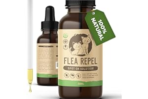 RUBEN OSCAR Flea Treatment for Cats | Works on Flea & Tick | All Natural Safe Formula & Easy To Apply | 50ml Spot On Application