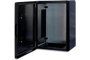 Obudowa naścienna Obudowa IP65 Obudowa przemysłowa Obudowa pusta Obudowa z tworzywa ABS Obudowa pusta Płyta montażowa Blokada BOXEXPERT Seria Flota różne rozmiary Drzwi czarne