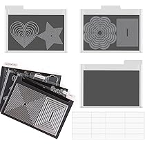 Scatola Organizzatrice Per Fustelle E Timbri - Con Divisori, Buste E Fogli Magnetici, Trasparente - Foto 2