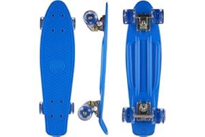 ‎CAROMA 26" x 7" Standard Skateboards Cruiser tragbar mit PU-Rädern Pennyboards aus PP-Material für Anfänger, Kinder, Jungen, Mädchen, Jugendliche