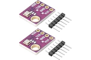 BME Digital 5 V sensore barometrico Binghe 2 pezzi GY-BME Sensore Pressione Barometrica Temperatura Umidità Modulo I2C SPI 5V DC 1.8-5V compatibile con Arduino Rasp-Pi