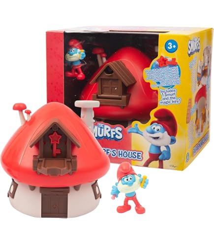 Giochi Preziosi The Smurfs - 5.5 cm Smurf and His Smurf House with