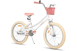 JOYSTAR Mädchenfahrrad für 2-13 Jahre alte Kleinkinder und Kinder, 12" 14" 16" Kinderfahrrad mit Stützrädern & Korb, 20 Zoll Kinderfahrrad mit Ständer.…