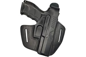 VlaMiTex B19 Funda de pistola de cuero, para el cinturón, para pistolas Heckler und Koch P30 HK