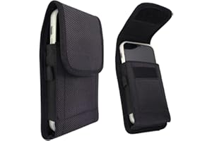 YOWFOND Universal Handy Gürteltasche für iPhone 16 15 14 13 12 Pro Max 7 8 Plus, Samsung Galaxy S21 FE S25 S24 S23 S22 S21 S20 FE (L), Premium Gürteltasche Handytasche Halterung