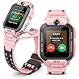 imoo Z7 Watch Phone Smart Watch,Smartwatch Phone with Two Way Video&Phone Call, Kids GPS Watch with Real-time Locating & IPX8 Swimming Water-Resistance, Stay Connected with Kids(Pink)
