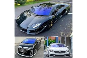 XhuangTech Car Window Tint Film, 67% VLT Chameleon Car Window Tint Film Chameleon Deep Blue, 93% Heat Insulation Anti Glare Window Film, Car Tint Solar Film for Windshield/Side Window (1x3M)