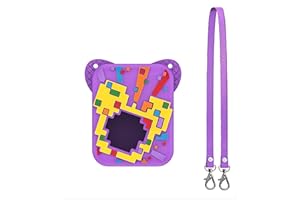 GIOPUEY Silikonowe etui kompatybilne z interaktywną zabawką Bitzee Disney, ultracienka miękka osłona, dopasowany krój, odporne na upadki, nie brudzi się łatwo - fioletowe