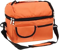 Decdeal - Bolsa Térmica Gruesa de Gran Capacidad con Correa Ajustable