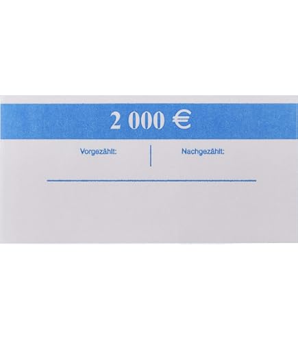 100 Euro Banknote Bands / Straps - Set For Bundling 50 Of The New 100 Euro Notes (Germany Made)