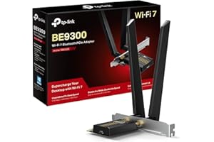 TP-Link Archer TBE552E PCIe WiFi Card BE9300Mbps WiFi 7, Bluetooth 5.4 Card, WPA3, MU-MIMO, OFDMA, Fixed PC WiFi Card, Compatible with Windows 11