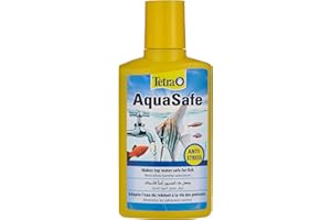 Tetra AquaSafe to Turn Tap Water into Safe and Healthy Water for Fish and Plants, 250 ml