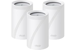 TP-Link WiFi 7 Mesh BE9300 Tri-Bande, 2 Ports 5Gbps, Port 2.5Gbps, MLO, Itinérance Transparente, Contrôle Parental, Compatible avec Toutes Les Box Fibre, WPA3, Deco BE65 Pro(3-Pack)