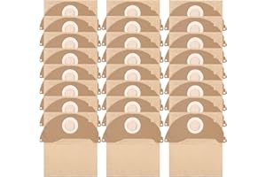 Birshe 24 piezas bolsas de aspiradora para Karcher 6.904-322.0 bolsas de aspiradora para Karcher WD2, MV2, WD2.200 a WD2.550 A2004 A2054 A2099 bolsas de filtro de papel bolsa de polvo