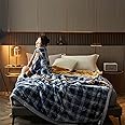 LGYKUMEG Warm Winter Blanket,Korean Mink Blanket,Plush Fleece Blanket 79"X91",Silky Soft and Warm,Thick, 2 Ply Reversible Raschel Flannel Blanket,Space Bear,200x230cm4kg