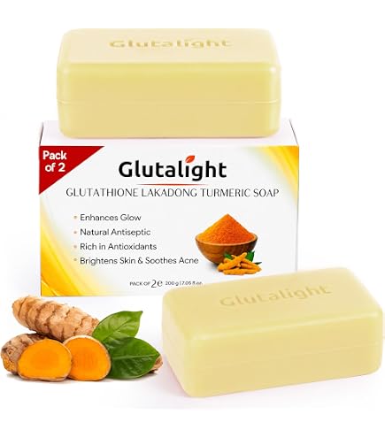 Buy Glutalight Glutathione Rose Oil Soap with Kojic Acid, Niacinamide, Vitamin C & Rosehip Oil for Dark Spots, Pigmentation & Radiant Glow