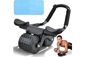 ETIEVORT Roue abdominale - Appareil de fitness pour abdominaux - Avec tapis de genou