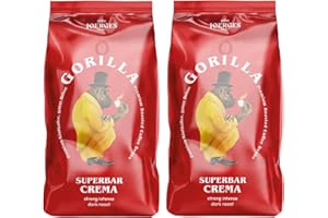 JOERGES 2x Espresso Gorilla 1.000g Super Bar Crema