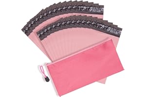 TERDEY Sanitary Napkin Bag Disposal Women Personal Protection Tampons Bag, Self Sealing Menstrual Liners 100 Pcs with Zipper 1 Pack (Pink)