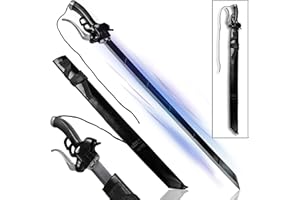 ‎SWORDS AND MORE Attack AOT - Schwert des Jungen Titan Eren Jaeger - ODM Ausrüstung Metall Schwerter, 3D Manöver Anime Schwert für Eren Jäger Cosplay & AOT Cosplay