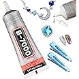 B7000 Glue,110ML Super Glue Transparent Paste Adhesive MOHEGIA Multi-Function Repair Glues Suitable for Phone Jewelry Glass Wood Metal Fabric