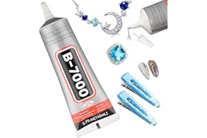 B7000 Glue,110ML Super Glue Transparent Paste Adhesive MOHEGIA Multi-Function Repair Glues Suitable for Phone Jewelry Glass Wood Metal Fabric