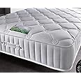 Bed Centre 2000 Hybrid Memory Foam Mattress with Pocket Springs and Pressure Relief Foam (Double (135 x 190 cm))
