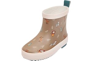Playshoes Botas de Goma de Medio Eje, Lluvia Unisex niños