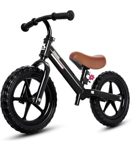 PUKY Next 12 Sable/Noir – Vélo Enfant évolutif De 2 à 6 Ans, Draisienne Avec Frein Et Guidon Sécurisé, Confort Et Légèreté