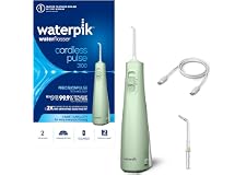 Waterpik Cordless Pulse Water Flosser, Sladdlös, Mintgrön | Upladdningsbar och portabel mundusch, Tar bort plack, Vattentålig, Perfekt för resan eller mindre badrum