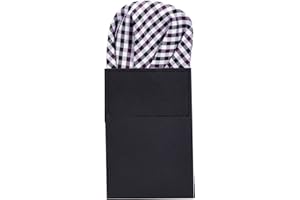 DonDon pañuelo para hombres ya doblado para asiento perfecto