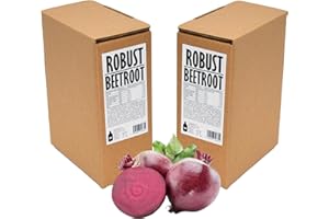 PRESSUICE - Fresh Beetroot Juice Not from Concentrate - 2 Cartons 3 Litres - Vege Juices NFC - Cold Pressed Robust Beet Semi Sweet Drink - No Added Sugar - Natural Free Press - Soft Drinks