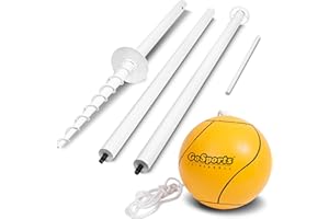 GoSports Backyard Tetherball Jeu - Pleine grandeur extérieure Tetherball