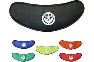 Warrior Gears Motorcycle Helmet Visor Bag for Men, Motorbike Helmet Visors Protection Bag with Waist Belt, Padded Women's Visors Bag, Scratch Resistant Visor Protective Bag - Black