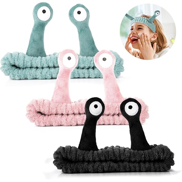 NATOSU Gesichtswasch-Stirnband & Armband Set – Weiches Korallenvlies, Dehnbar, Für Schminken, Yoga & Hautpflege