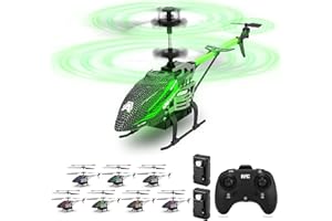 IGUGI RC Helicóptero,Helicóptero teledirigido 2.4G con luz 7 colores LED,Elicoptero Teleridijido niño 3.5 Canales,Avion Teledirigido con Giroscopio y Altura Fija,Regalos de Fiesta Ideales para niños y niñas