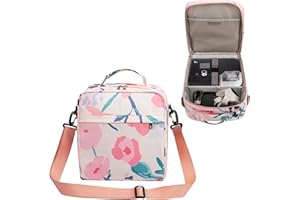 SJFNJN CPAP Travel Bag, Travel Carrying Bag Compatible with Airsense 10, Airsense 11, ResMed Air Mini, Dreamstation Machine and Accessories Storage Organizer Case (Bag Only) (Multicolour)