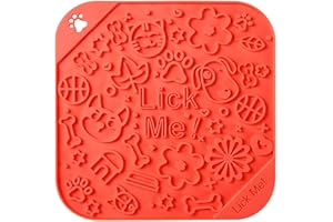 SCRAPPY Lick Mat for Dogs, Dog Cat Food Mat For Pets, Slow Feeding for Fun, Relieve Boredom, BPA-Free, Dog-Safe Food Grade Silicone Feeding Mat with Suction Cups