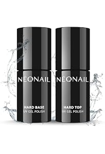 NÉONAIL Nagelfeile 100/180 – Für Gel, Acryl & Naturnägel, Gerade Form, Grau (1 Stück)