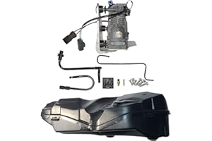 Bisenya AMK Compressor Air Suspension Level Control & Cover LR023964 LR044360 LR045251 - Compatible with Discovery III/IV & Ran-ge Ro-ver Sport 2004-2013