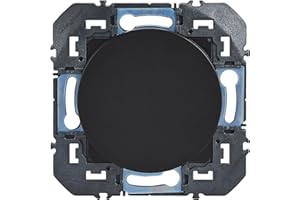 LEGRAND | Obturateur Noir Composable, Gamme Dooxie, Permet De Combler Un Emplacement Vide, Livré Avec Coque De Protection Chantier, Compatible Avec Appareillage Dooxie