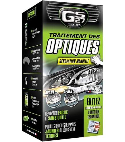 Kit De Restauration Phares Quixx - Nettoyage Et Polish Pour Phares Jaunis Ou Troubles - Scellant Inclus - Facile à Utiliser