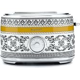 BergHOFF Gem Royal Margery 2 Dilim Ekmek Kızartma Makinesi Desenli &ndash; 815 W, Paslanmaz &Ccedil;elik