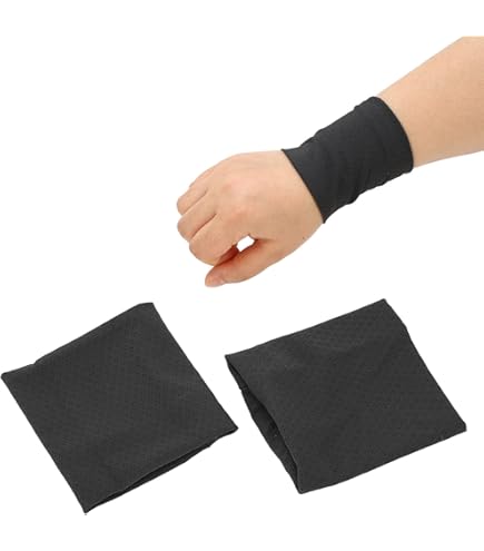 Accessori Sport 8 Polsini Sportivi Assorbenti - Cotone Organico Per Sudore, Palestra, Corsa | 4 Color Accessori Palestra Uomo Donna - Foto 4