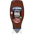 Hellmann's Rich & Smoky BBQ Sauce Condiment squeeze bottle made of 100% recycled plastic for burgers, chicken and chips 490 g