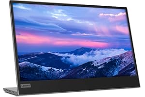 Lenovo L15(A21156FX0) Moniteur Portable, écran 15,6" (Full HD, IPS, 60 Hz, 6 ms, entrée 2 x USB-C, câble vers USB-C, réglable en Inclinaison) - Gris
